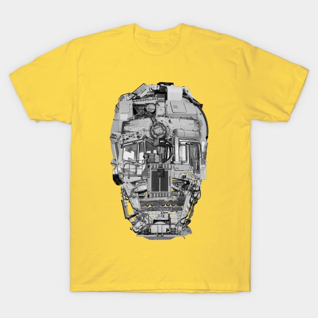 Build Skull T-Shirt by TurkeysDesign